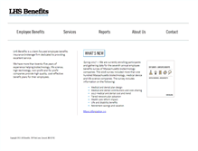 Tablet Screenshot of lhsbenefits.com